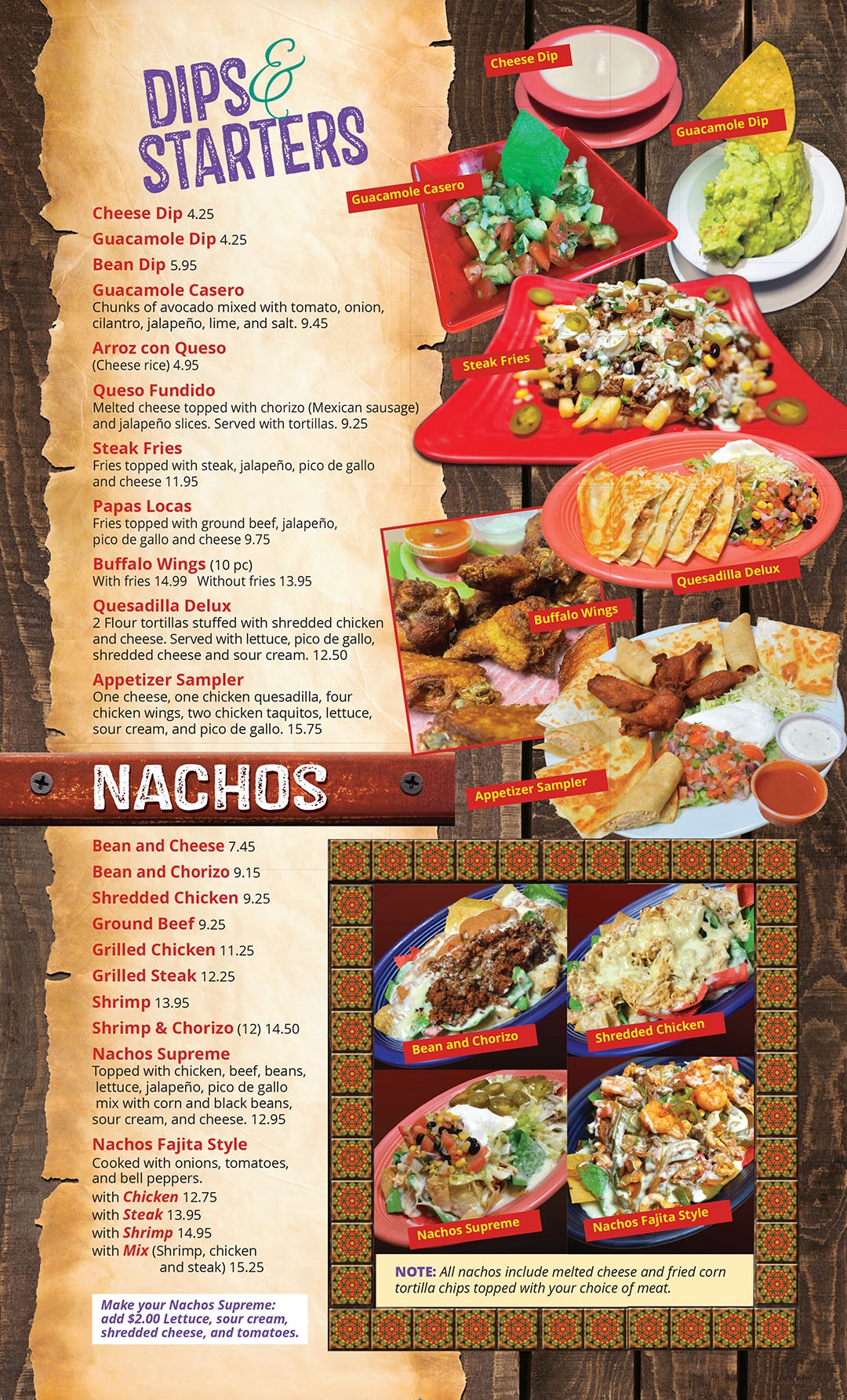 MENU / El Maguey Mexican Restaurant Florissant / 3407 Dunn Road ...